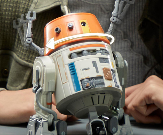 Інтерактивна іграшка Hasbro Chatter Back Chopper Star Wars з звуковими та руховими комбінаціями